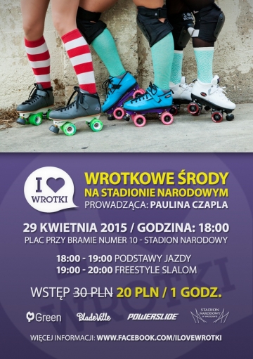 Wrotkowe Środy na Stadionie Narodowym